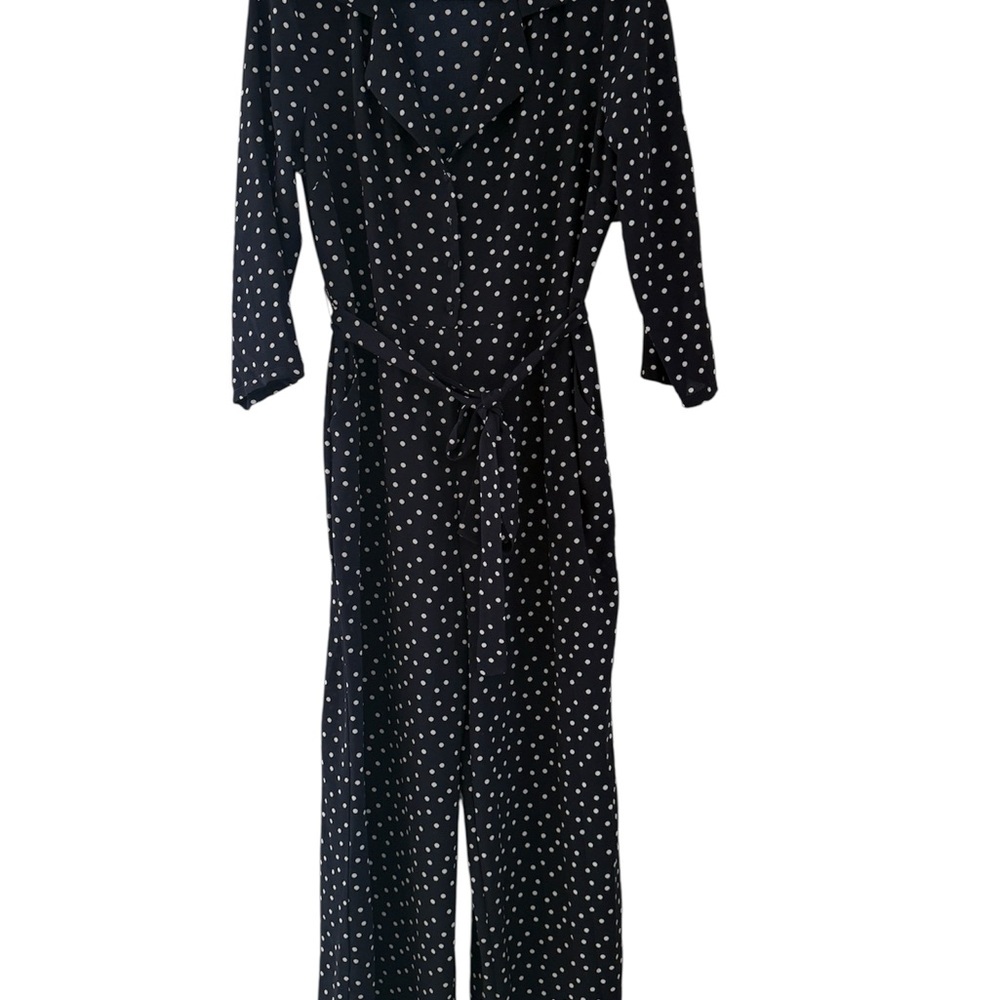 Bobeau Black and White Jumpsuit Sleek Monochrome Style